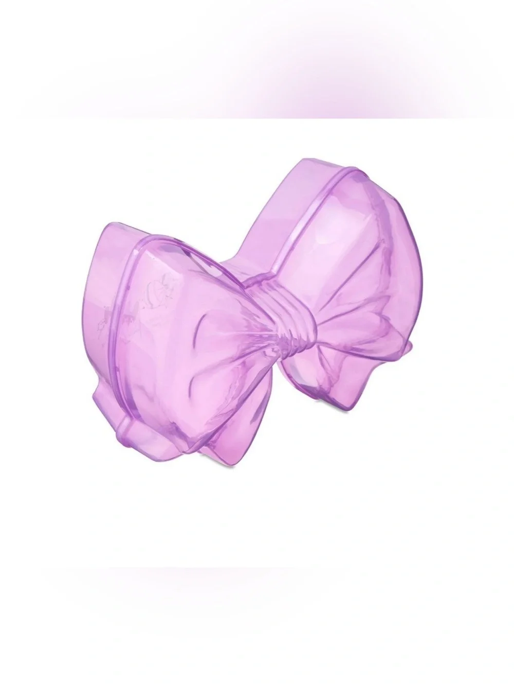 2 purple bow storage containers 9